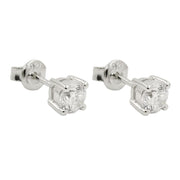 Earrings Studs Zirconia Silver 925