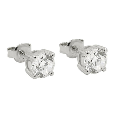 Earrings Studs Zirconia Silver 925