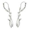 Leverbacks Earrings Zirconia Silver 925