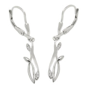 Leverbacks Earrings Zirconia Silver 925