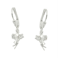 Leverback Earrings Zirconia Silver 925