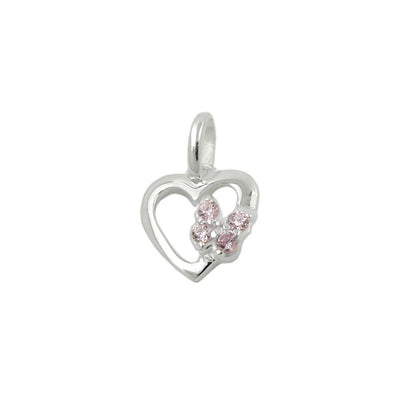 Pendant Heart With Butterfly Silver 925