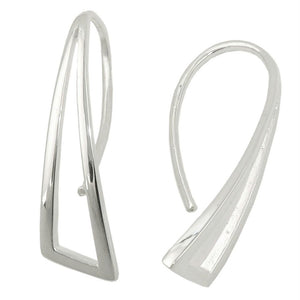 Earrings Earhook Triangle Silver 925