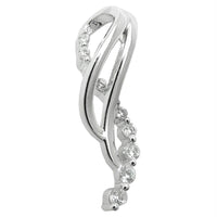 Pendant Zirconia Rhodium Plat Silver 925