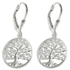 Leverback Earrings Tree Silver 925