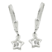 Leverback Earrings Zirconia Silver 925