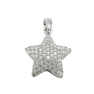 Pendant Star Multi-colored Silver 925