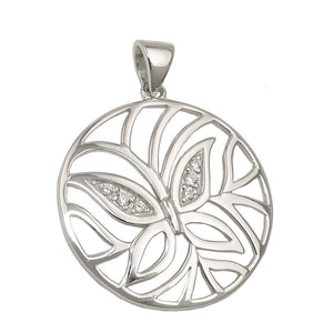 Pendant Butterfly Zirconia Silver 925