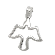 Pendant Stylized Dove Silver 925