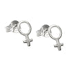 Stud Earring Female Silver 925