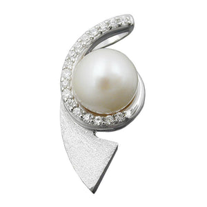 Pendant Pearl And Zirconias Silver 925