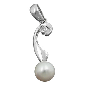 Pendant Pearl And Zirconia Silver 925