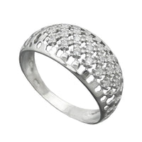 Ring, With Zirconias, Silver 925