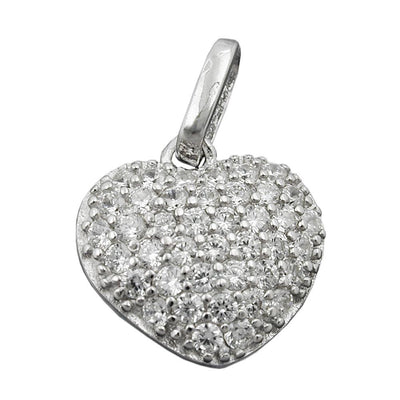 Pendant Heart Zirconias Silver 925