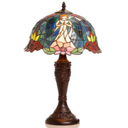 Tiffany-style Angel Table Lamp