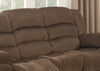 Brown Contemporary Polyester RecliningLiving Room  Sofa