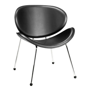 24" X 25" X 29" 2 Pcs Black Leatherette Chair