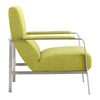 26" X 31.5" X 33.5" Lime Polyblend Arm Chair