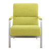 26" X 31.5" X 33.5" Lime Polyblend Arm Chair