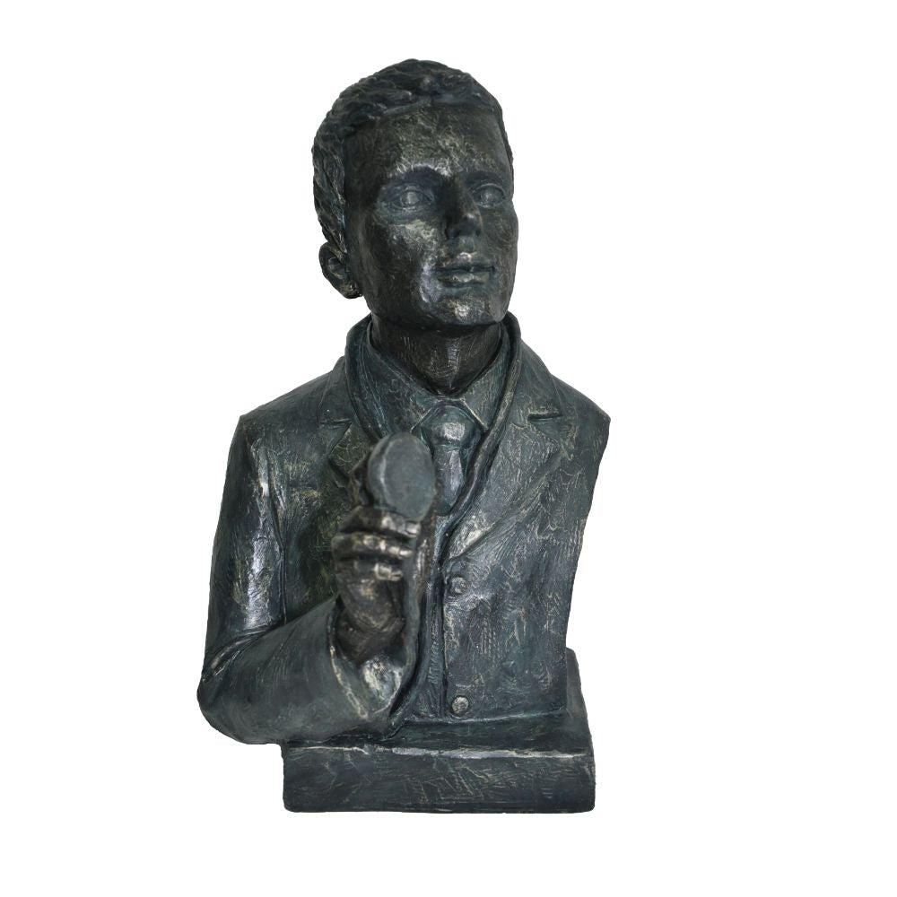 Doctor Statue Sculpture in Patina Black Finish