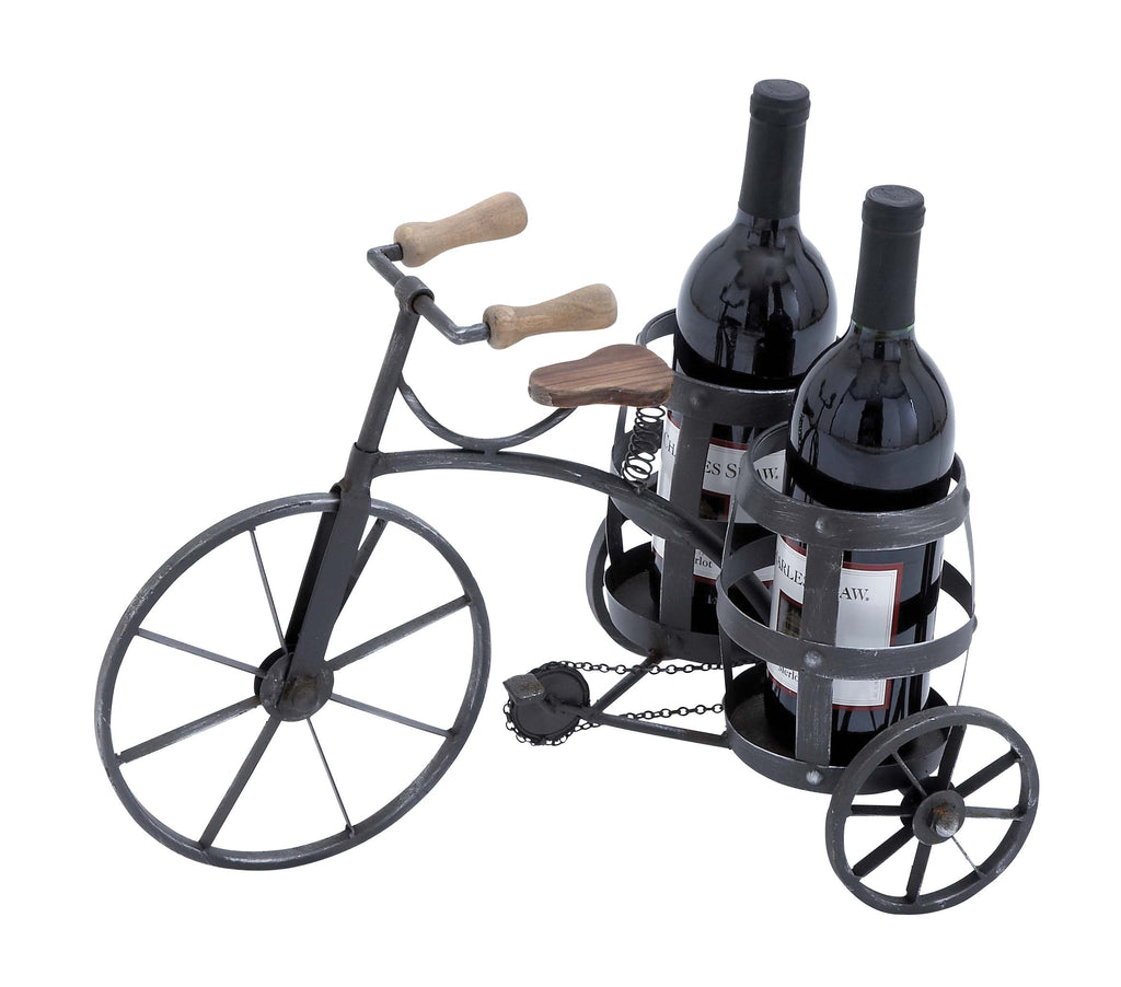 Wine Holder In Black With Solid And Durable Construction