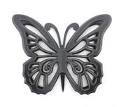 4.25" X 18.5" X 23.25" Black Rustic Butterfly Wooden Wall Décor
