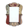 18.9" X 0.24" X 27.17" Multi-Color Rustic Decorative Dressing Mirror