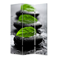 48" X 72" Multi-Color Wood Canvas Spa Screen