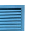 48" X 67" Blue Wood Shutter Screen