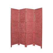 84" X 76" Red Wood Screen