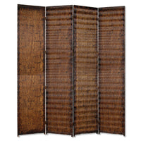 84" X 84" Brown Wood Screen