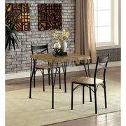 Industrial 3 Pc. Dining Table Set