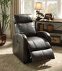 28"  X 37" X 40" Dark Gray Pu Recliner With Power Lift