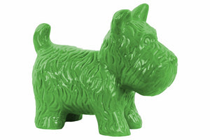 Standing Welsh Terrier Dog Figurine - Green