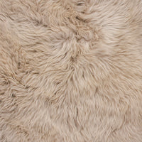 24" x 72" x 2" Taupe Double Sheepskin - Area Rug