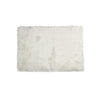 5' X 8' Off White Faux Fur  Rectangular Area Rug