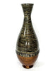 27" Spun Bamboo Floor Vase - Bamboo In Distressed Brown And Gold