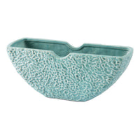 11.2" X 4.1" X 4.9" Green Half Moon Bowl