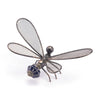 7.9" X 3.9" X 3.5" Flying Blue Ant Sculpture