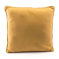 17.7" X 17.7" X 1.2" Beautiful Yellow Velvet Throw Pillow