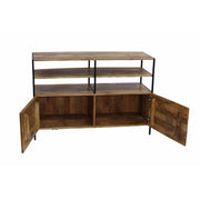 Elegant Looking Tv Unit In Classy Wood Finish