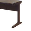 Well-designed All Around Dark Brown Finish Desk.