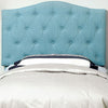 Contemporary Twin Size Headboard, Blue