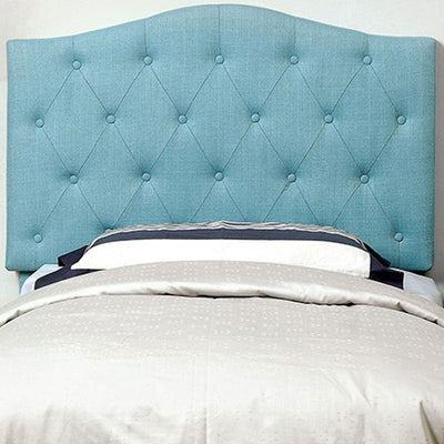 Contemporary Twin Size Headboard, Blue