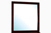 Contemporary Style Cherry Mirror