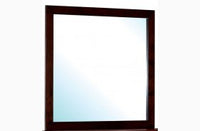 Contemporary Style Cherry Mirror