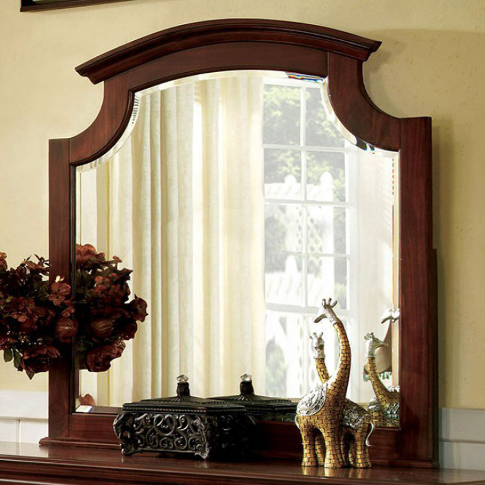 European Style Cherry Finish Mirror