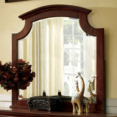 European Style Cherry Finish Mirror