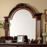 Luxurious English Style Mirror , Brown Cherry