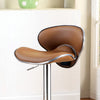 Contemporary Bar Stool, Camel